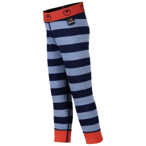 Kids Merino Blend 200 Leggings (Stripe Navy/Sky)