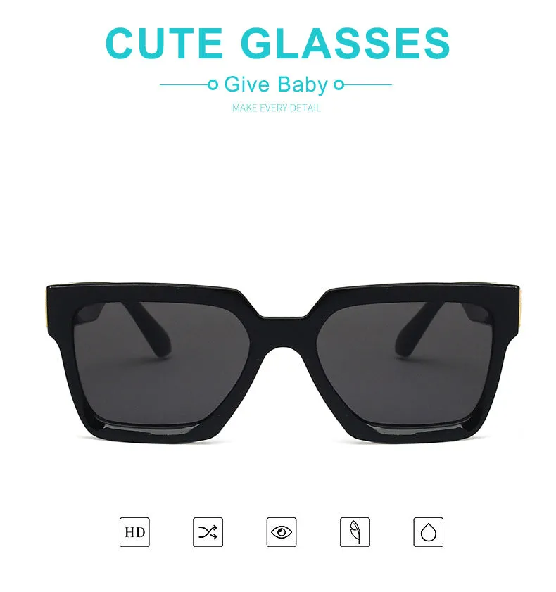 Kids Retro Square UV400 Sunglasses