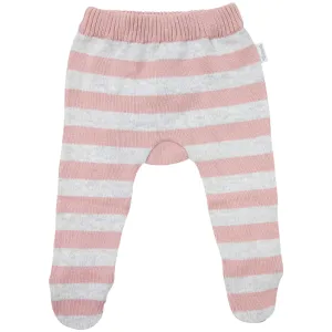 Korango Striped Knit Leggings (pink)