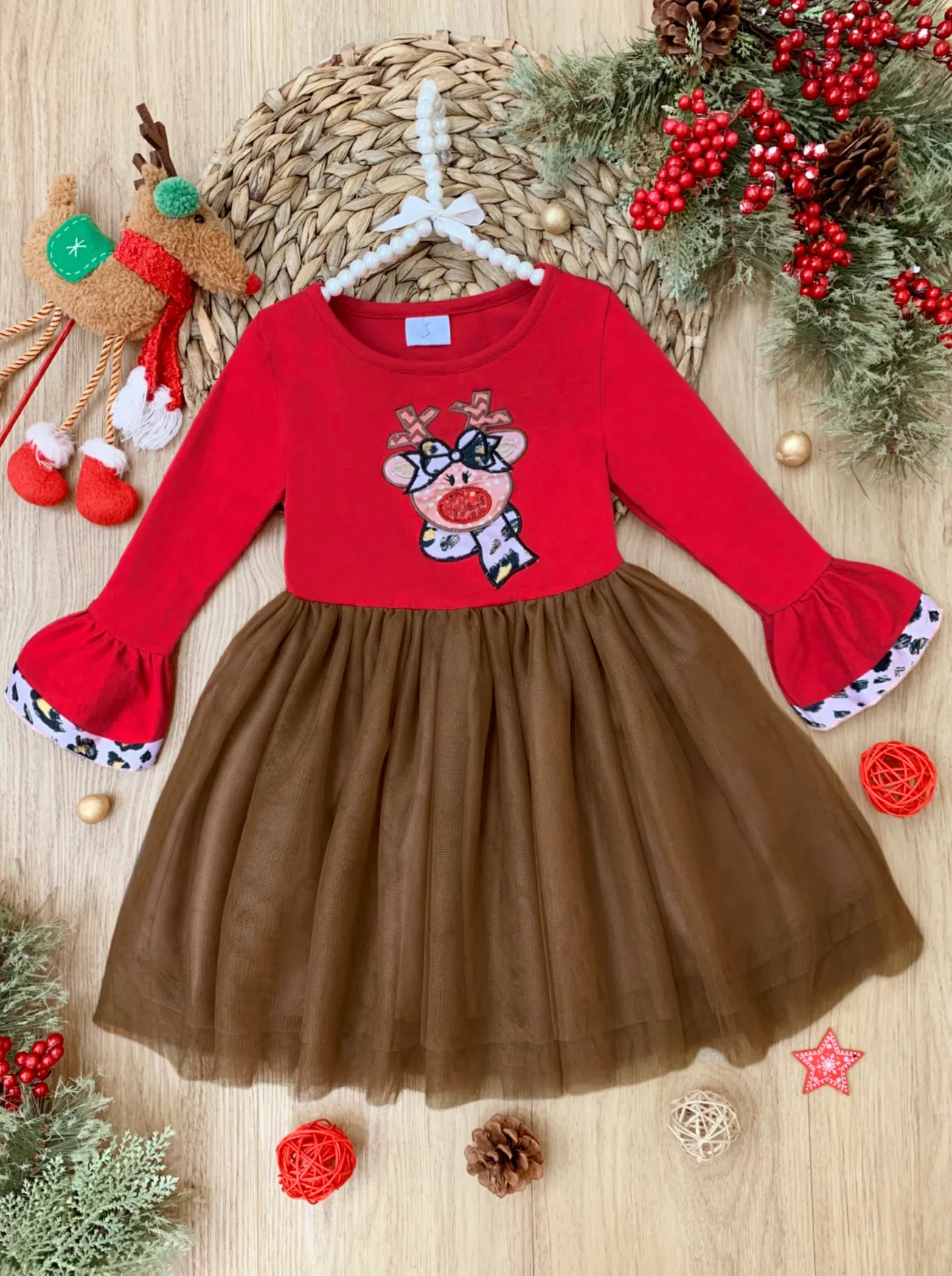 Lead The Way Reindeer Tutu Dress