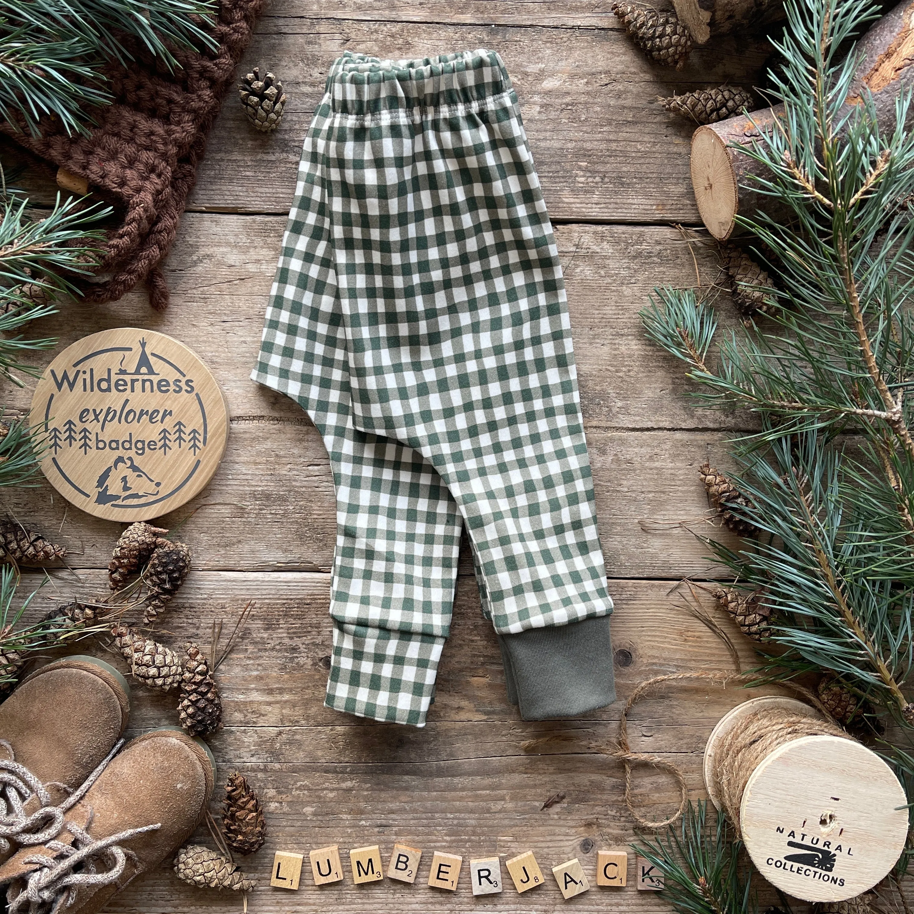 Lumberjack Harem Leggings