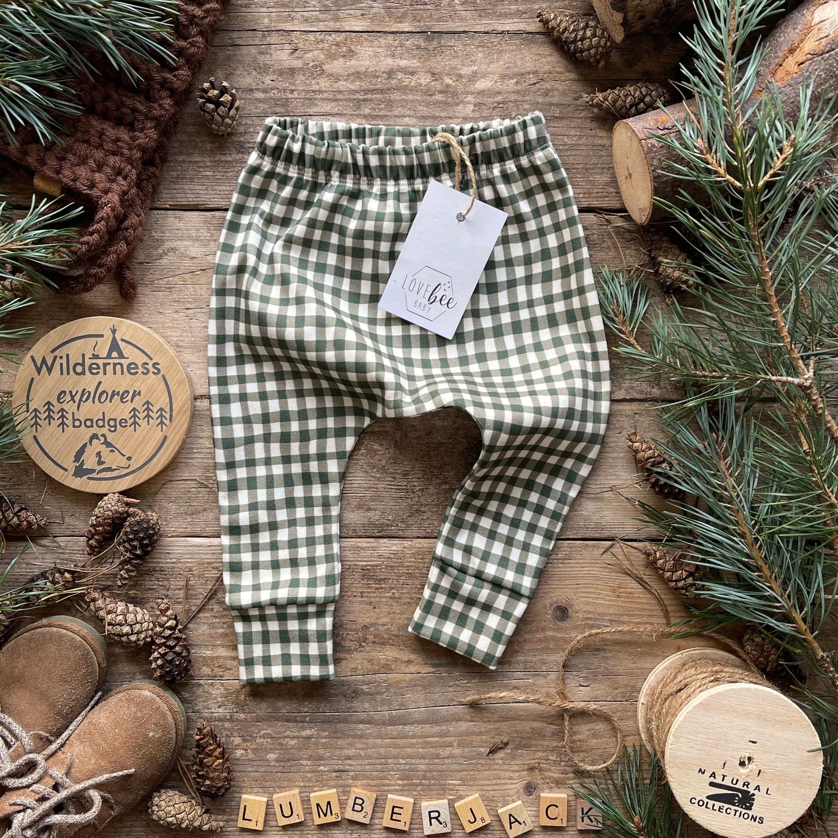 Lumberjack Harem Leggings