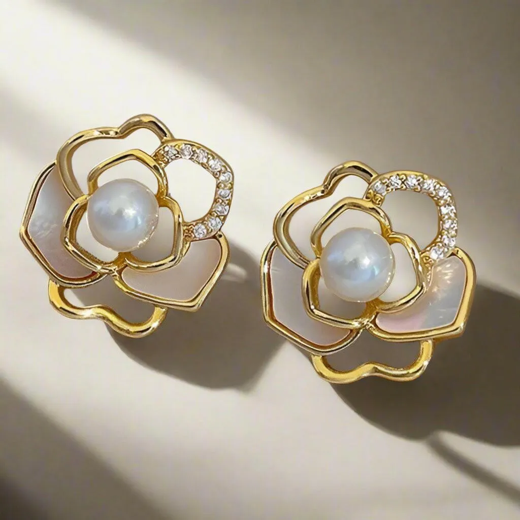 Magnolia Pearl Earrings