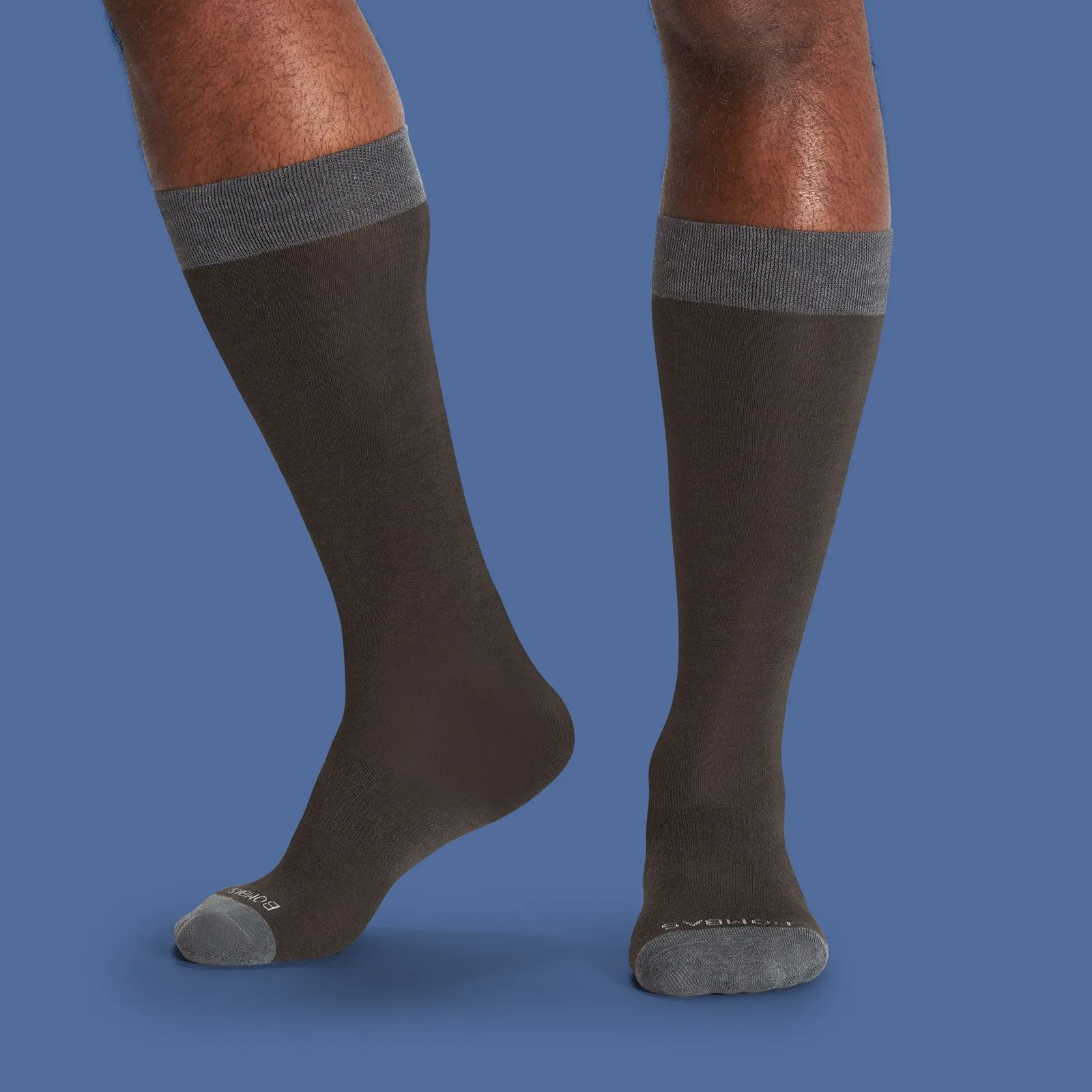 Men's Dress Over the Calf Solid Sock 4-Pack