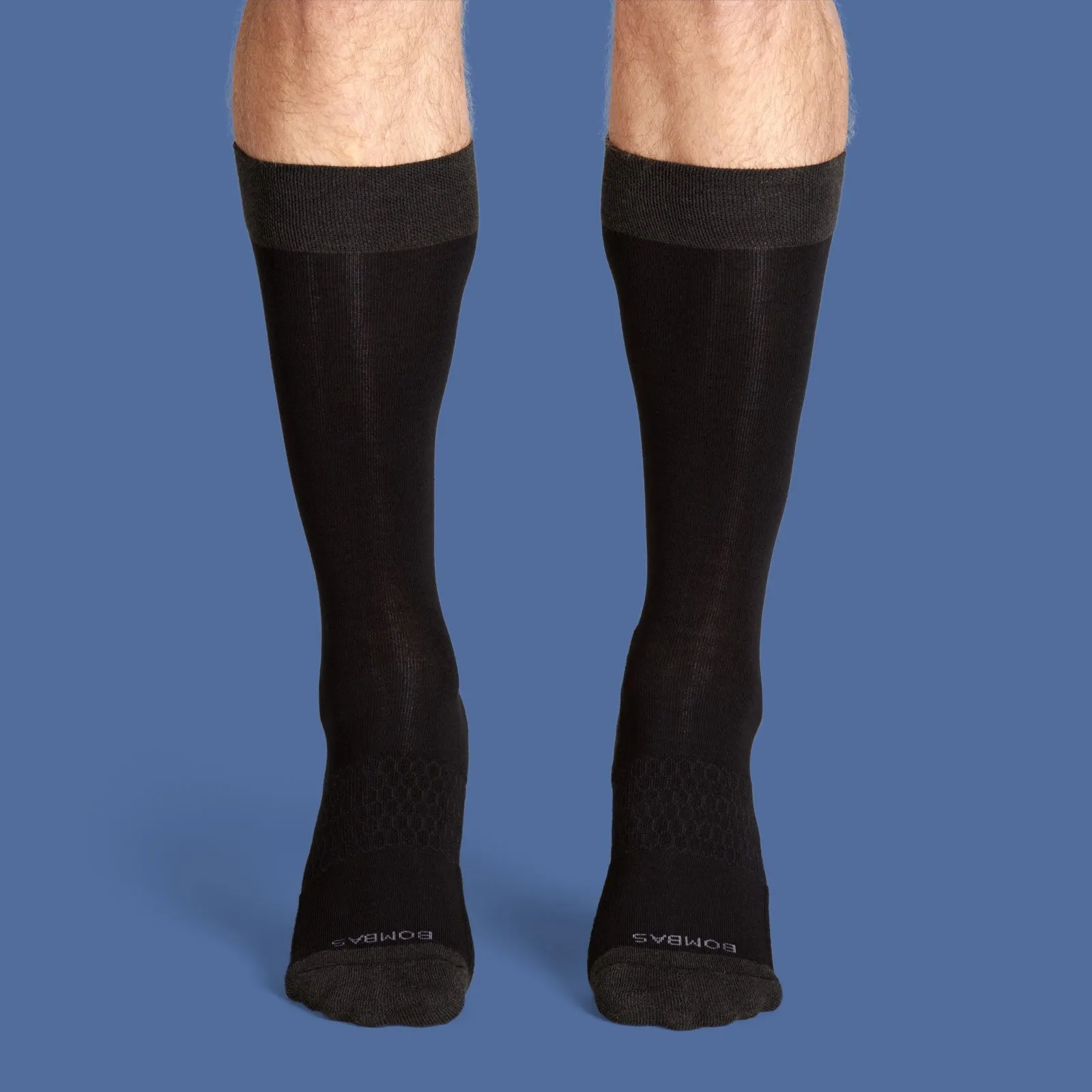 Men's Dress Over the Calf Solid Sock 4-Pack