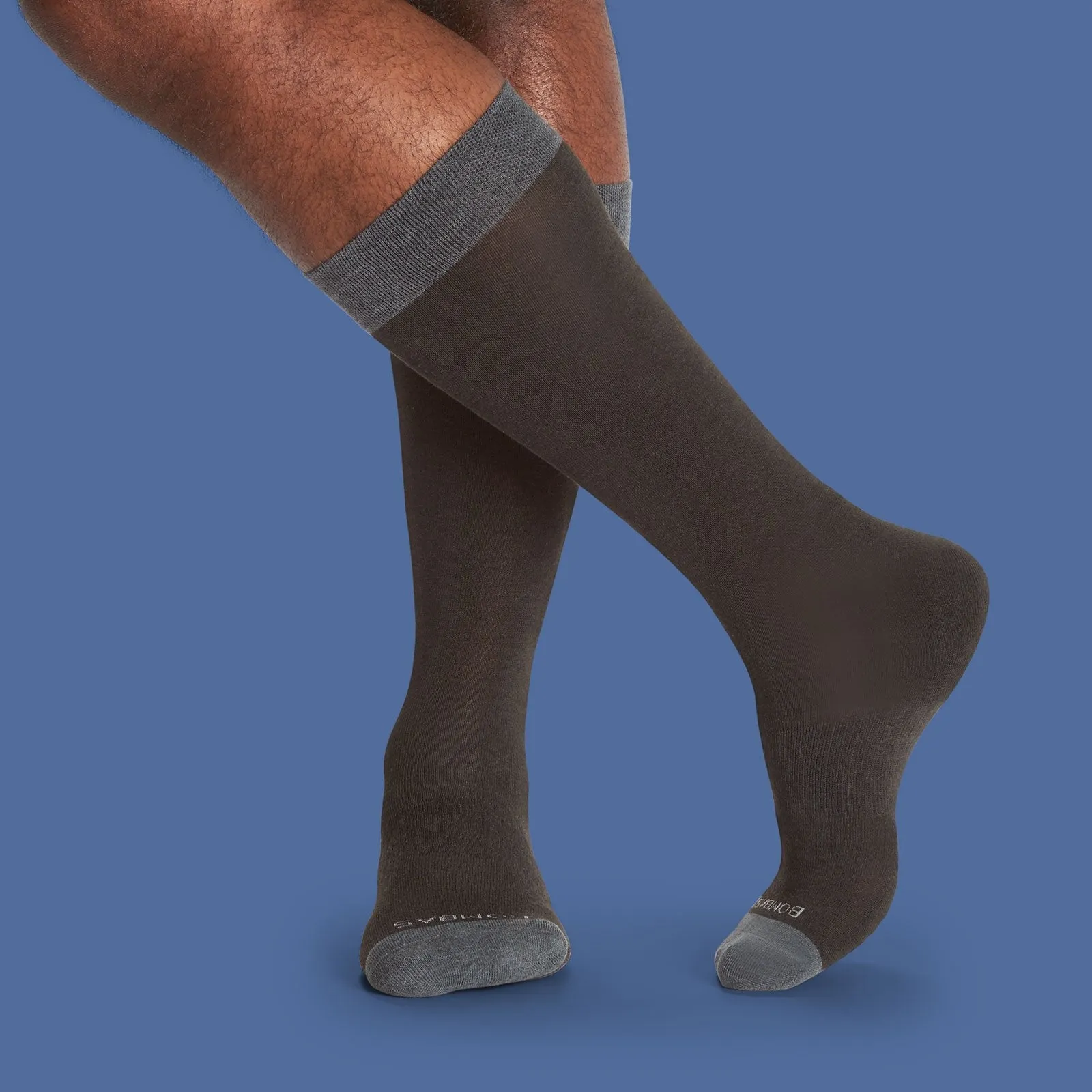 Men's Dress Over the Calf Solid Sock 4-Pack