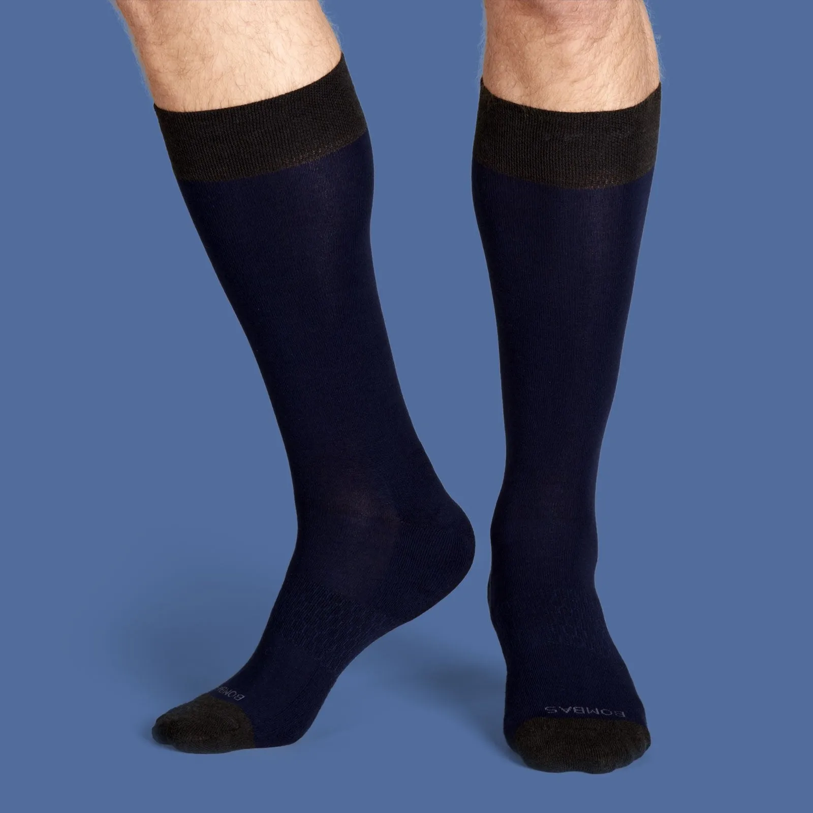 Men's Dress Over the Calf Solid Sock 4-Pack