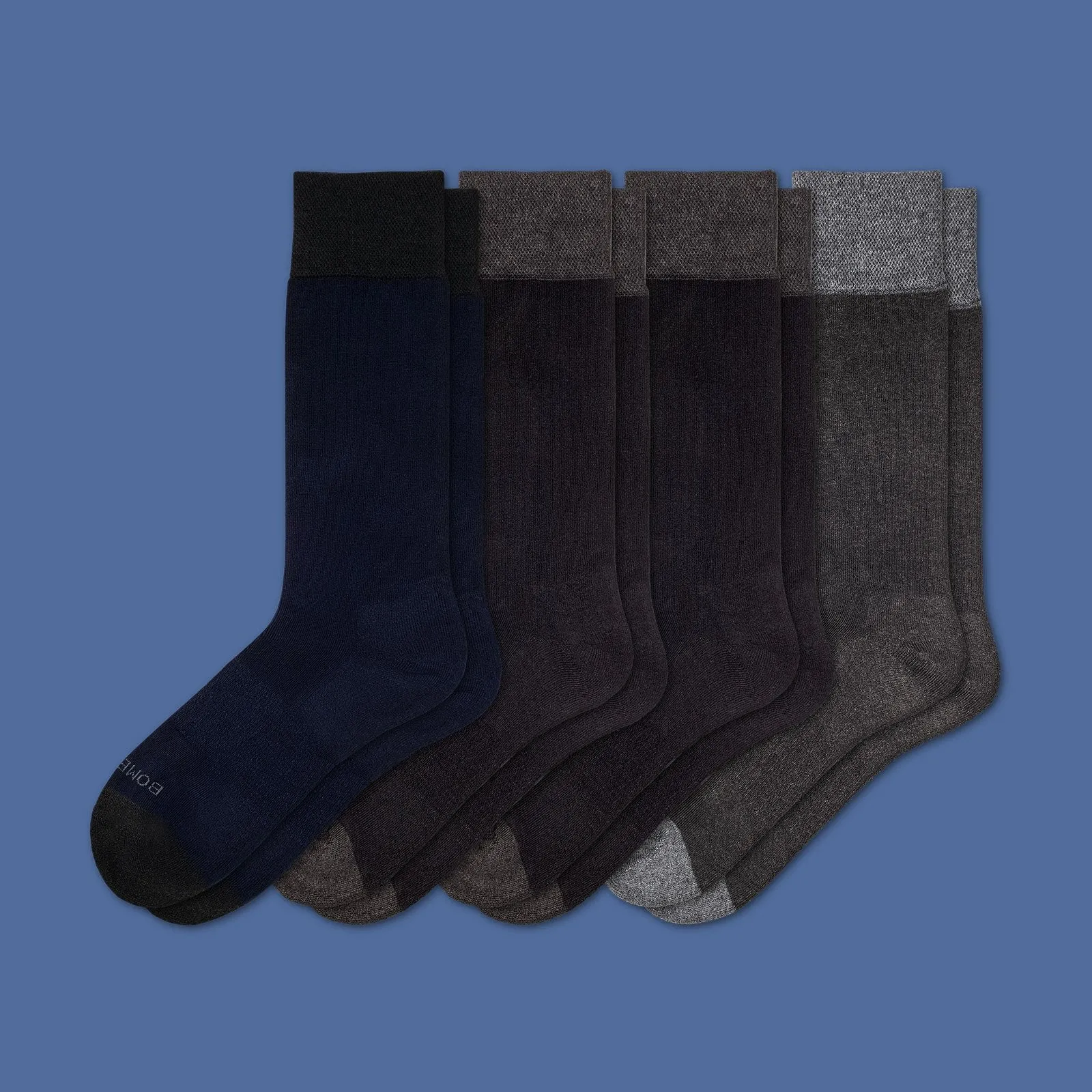 Men's Dress Over the Calf Solid Sock 4-Pack