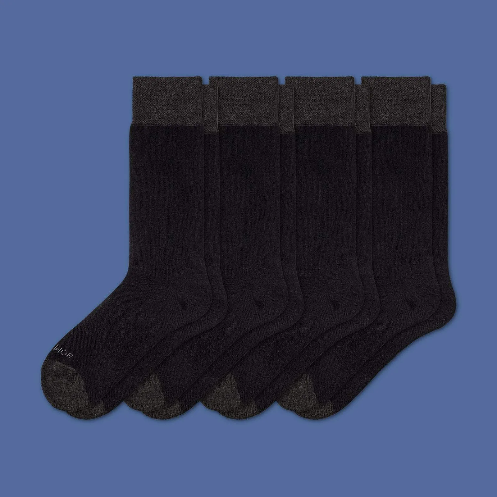 Men's Dress Over the Calf Solid Sock 4-Pack