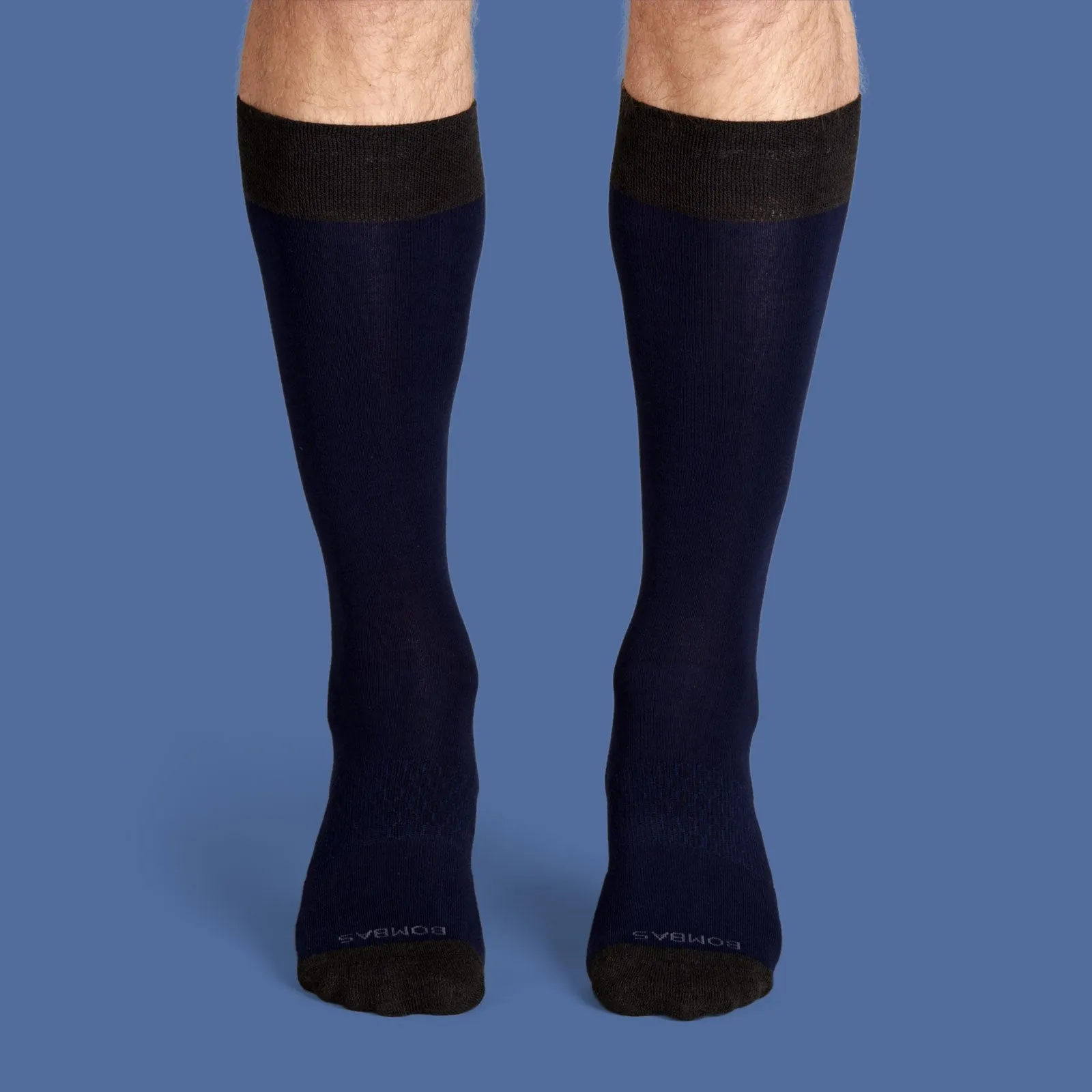 Men's Dress Over the Calf Solid Sock 4-Pack