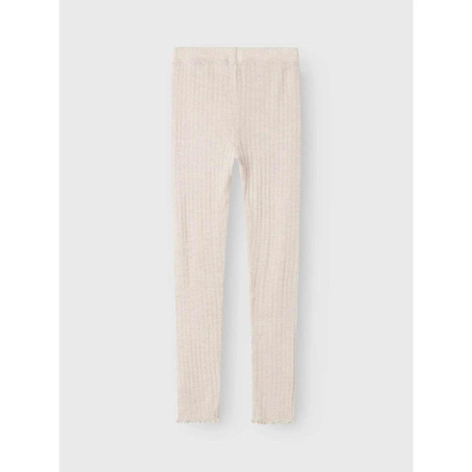 Name It Lilac Ash Wossa Wool/Silk Rib Leggings