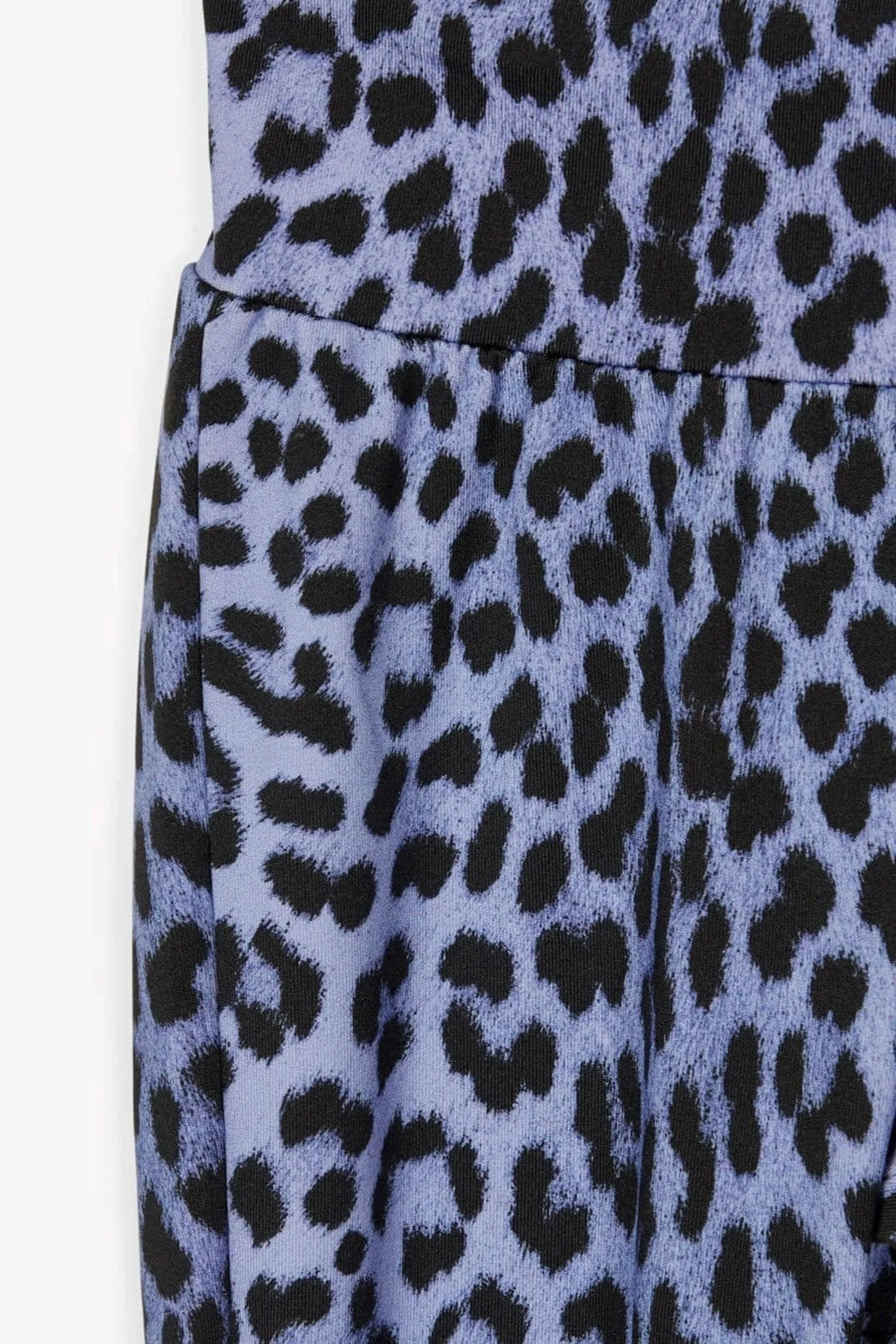 Patterned leggings - Blue leopard