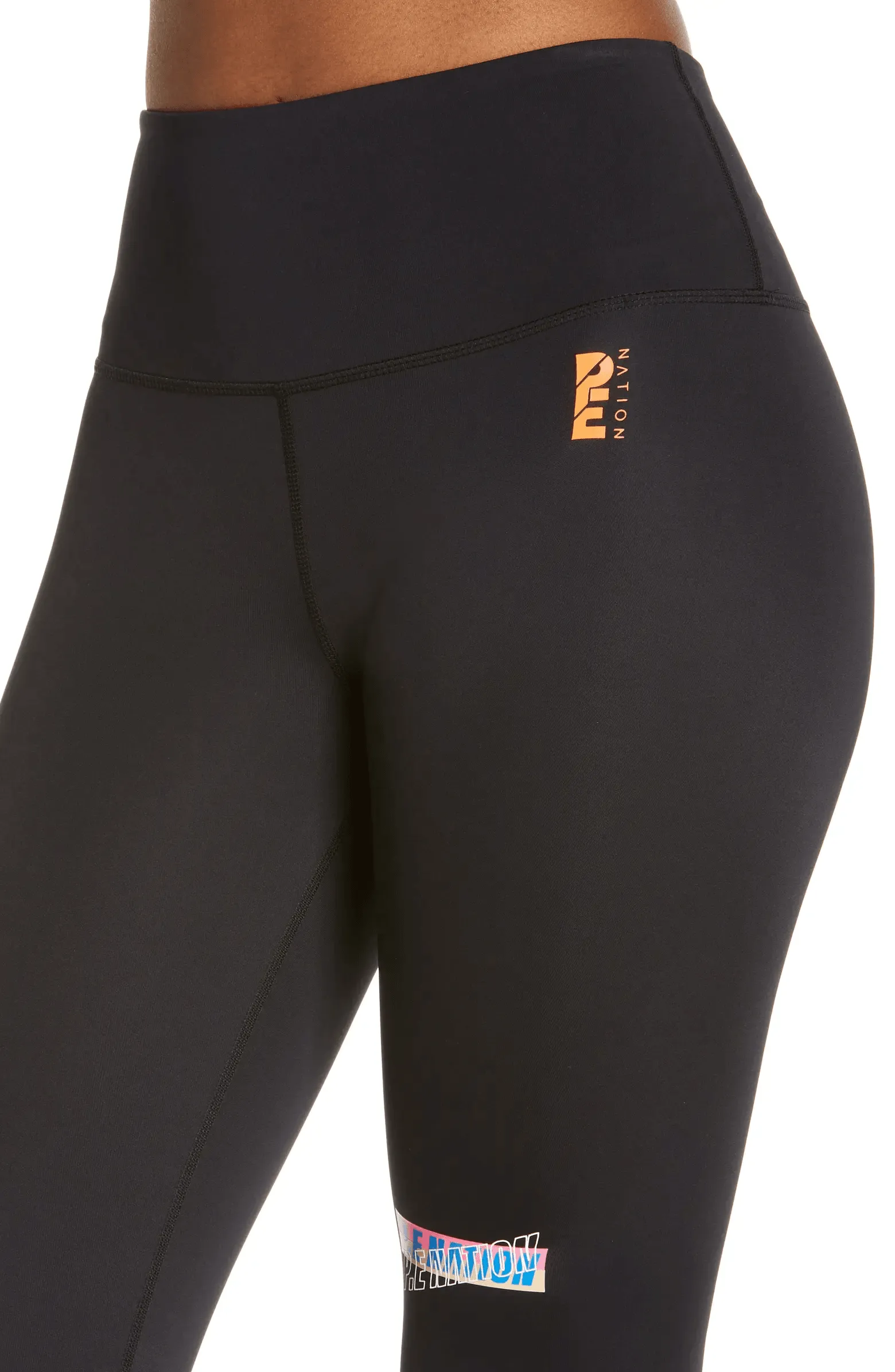 P.E Nation Half Volley Legging in Black