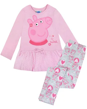 Peppa Pig The Cutest Girl's Pink Pyjamas Sleepwear 1 to 6 Years