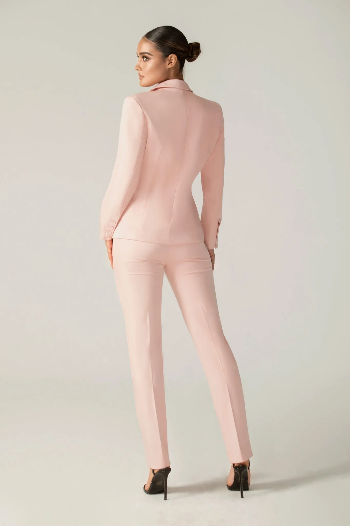 Rocio Tailored Blazer (Soft Pink)