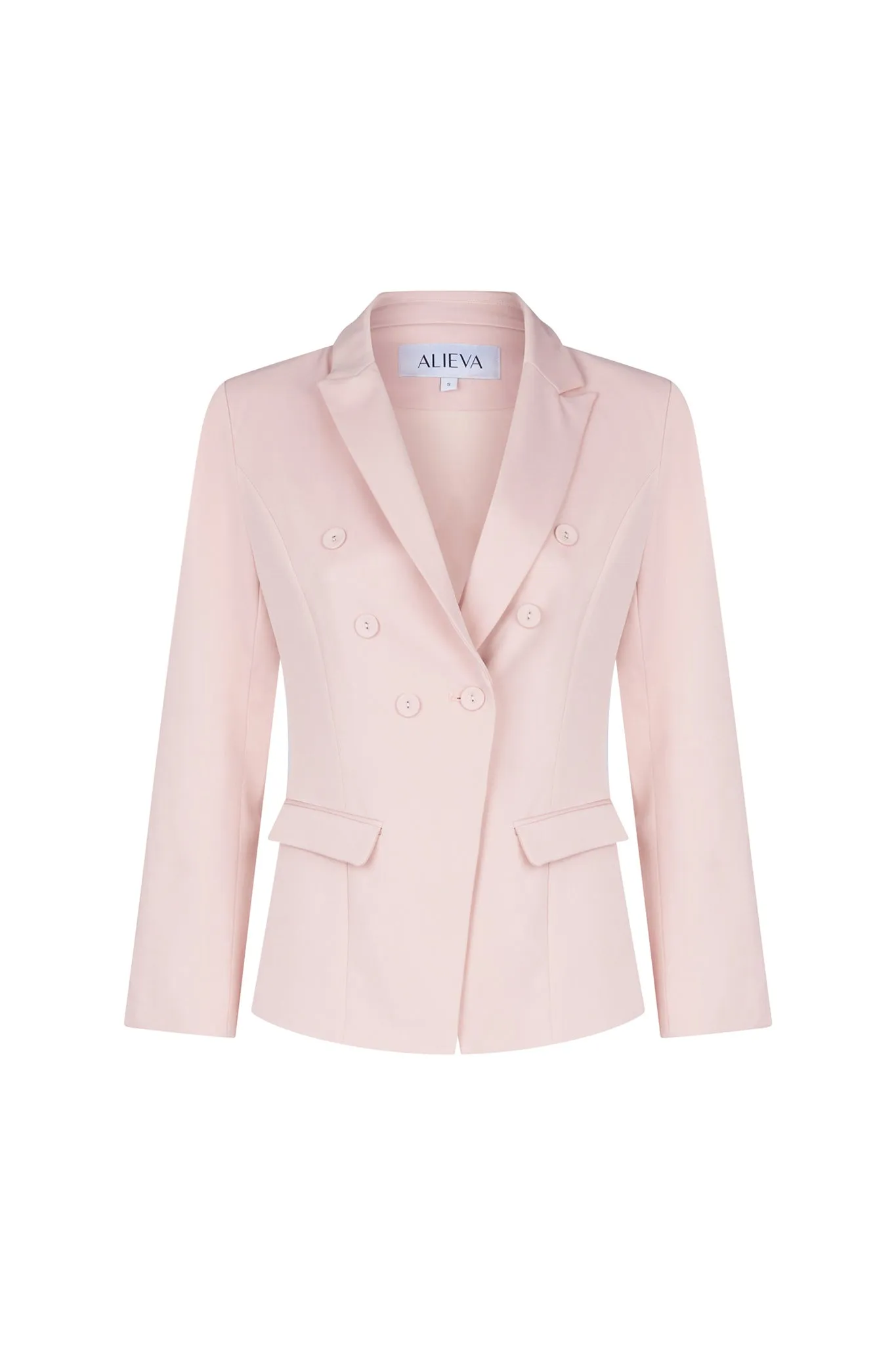 Rocio Tailored Blazer (Soft Pink)