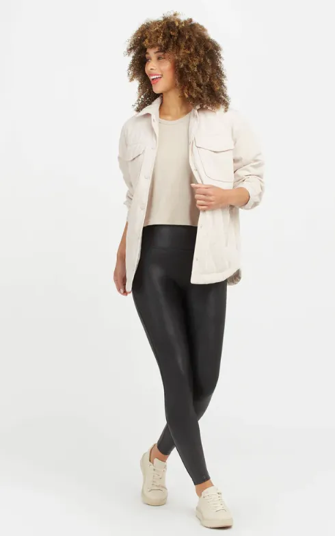 SPANX Faux Leather Leggings