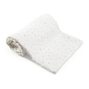 Stokke Blanket Organic Muslin - Coral Bee