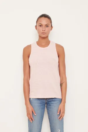 Supima Slub Racerback Tank, Dusk Pink