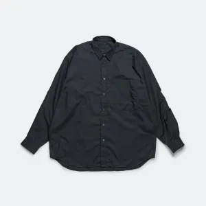 Tech Regular Collar Shirt - Graph Plaid Charcoal/Black