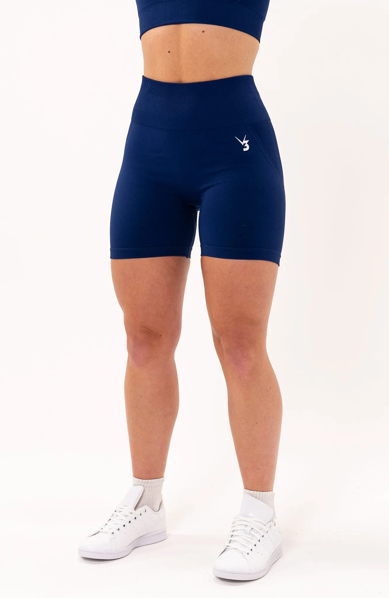 Tempo Seamless Scrunch Shorts - Royal Blue