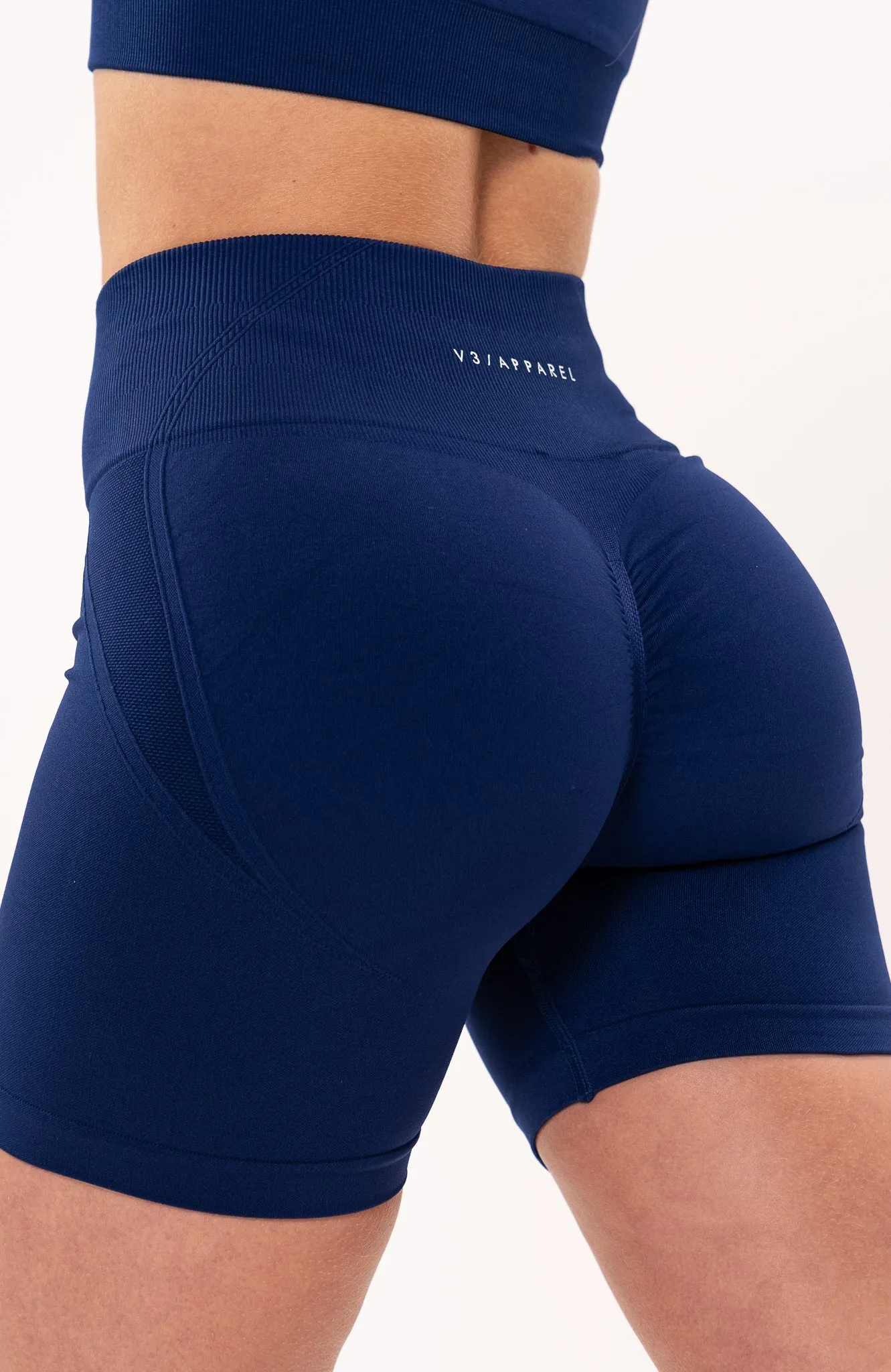 Tempo Seamless Scrunch Shorts - Royal Blue