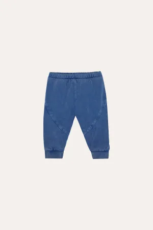 THE CAMPAMENTO BLUE FLEECE LEGGINGS