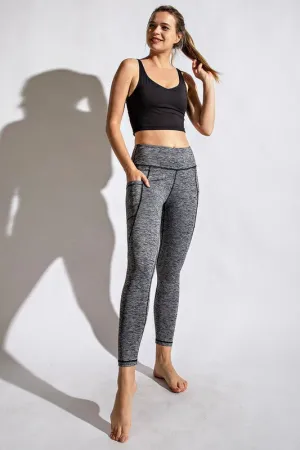 Two Tone Full Length Yoga Leggings