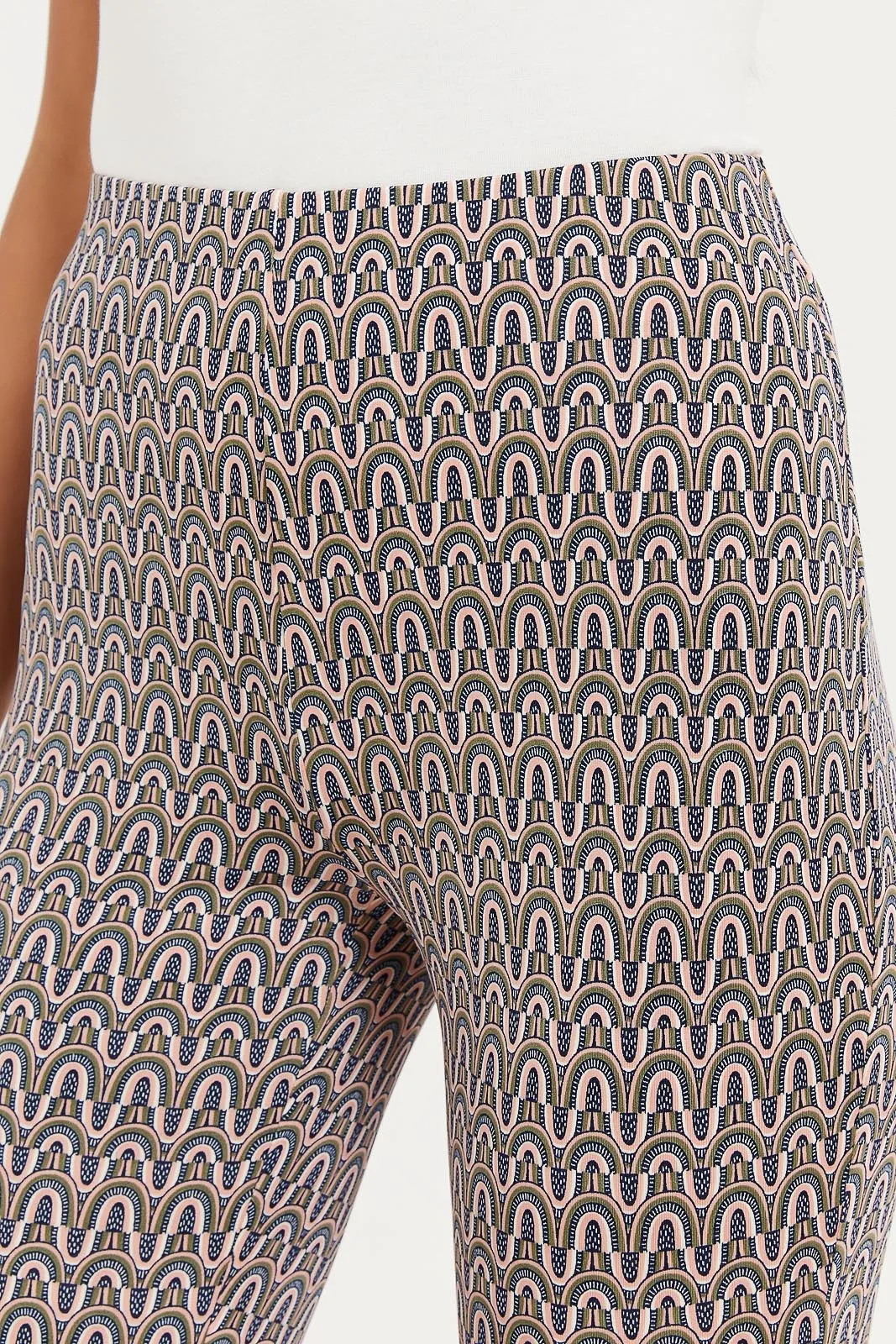 Women Assorted Flare Printed Leggings