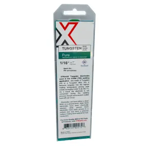 WTPURE125 XTRweld Pure Tungsten Electrode, 1/8, Green, 10 Piece, 7 Inch L