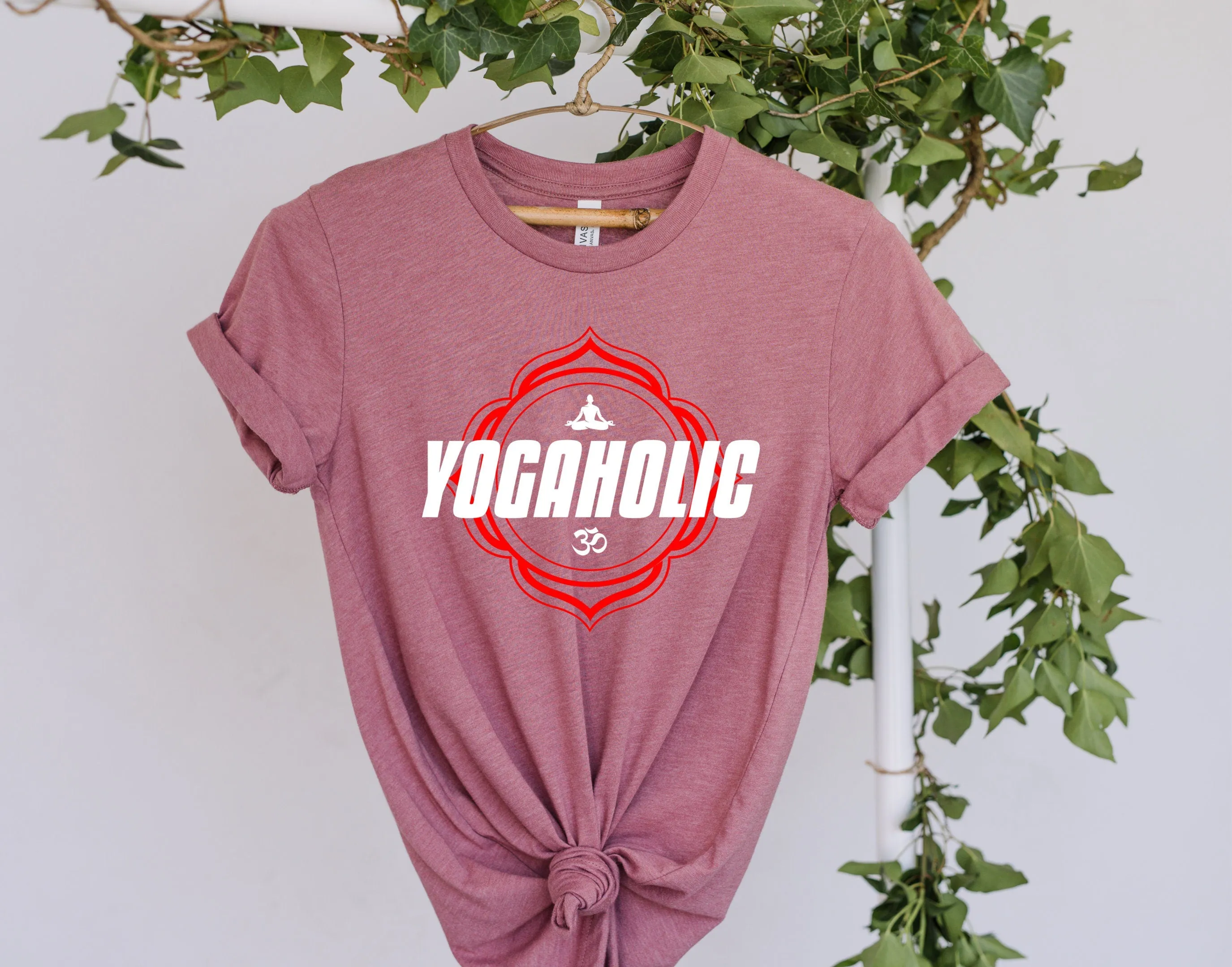 yoga holic   yoga T-Shirt, Meditation Shirt, Yoga Shirt, Yoga Lover Gift, Yoga Gift, Spiritual Shirt, buddhism