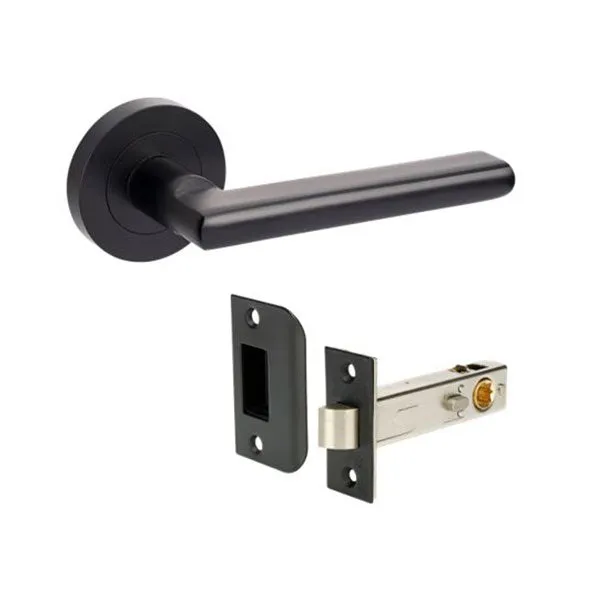 Zanda Epic Privacy Door Handle Set Matte Black