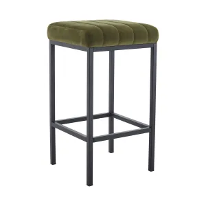 Zane Velvet Bar Stool